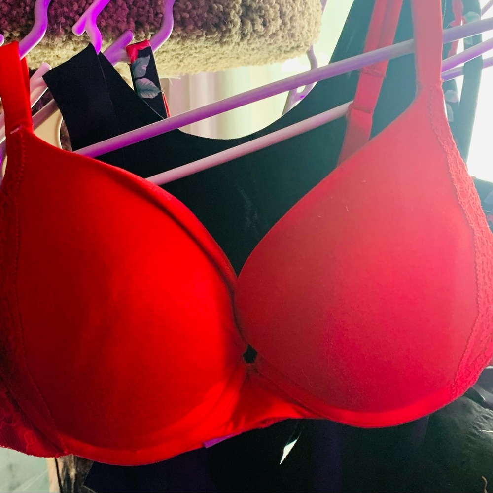 Red bra